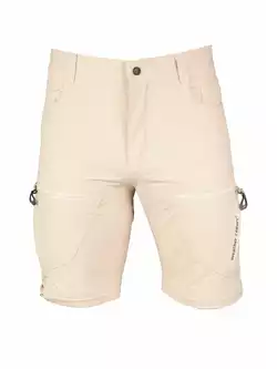 WEATHER REPORT - ROLANDO -  męskie spodnie sportowe z odpinaną nogawką, beżowe