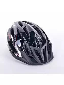 ALPINA MTB17 kask rowerowy czarno-biało-czerwony