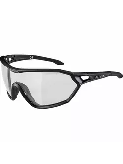 ALPINA S-WAY L VL+ okulary rowerowe kolor BLACK MATT szkło BLACK S1-3 FOGSTOP A8624131