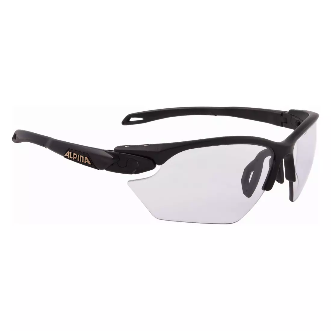 ALPINA TWIST FIVE HR S VL+ okulary rowerowe / sportowe kolor BLACK MATT szkło BLACK S1-S3 A8597131