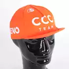 Apis Profi czapeczka kolarska CCC Team pomarańczowa