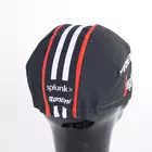 Apis czapeczka kolarska TREK Segafredo Zanetti czarna biało czerwone pasy
