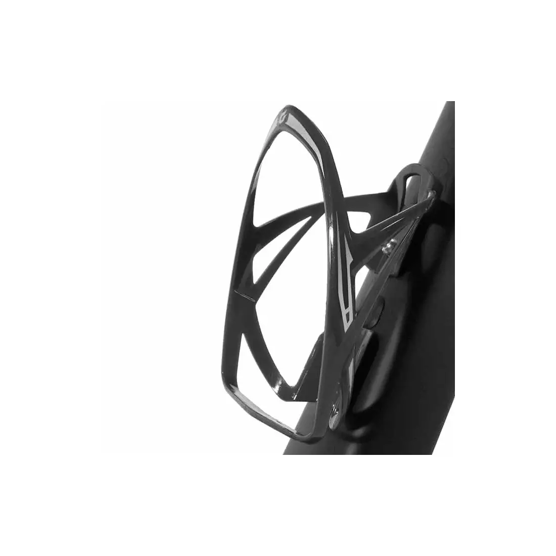 BLACKBURN Koszyk na bidon rowerowy SLICK 23g - plastik, czarny połysk