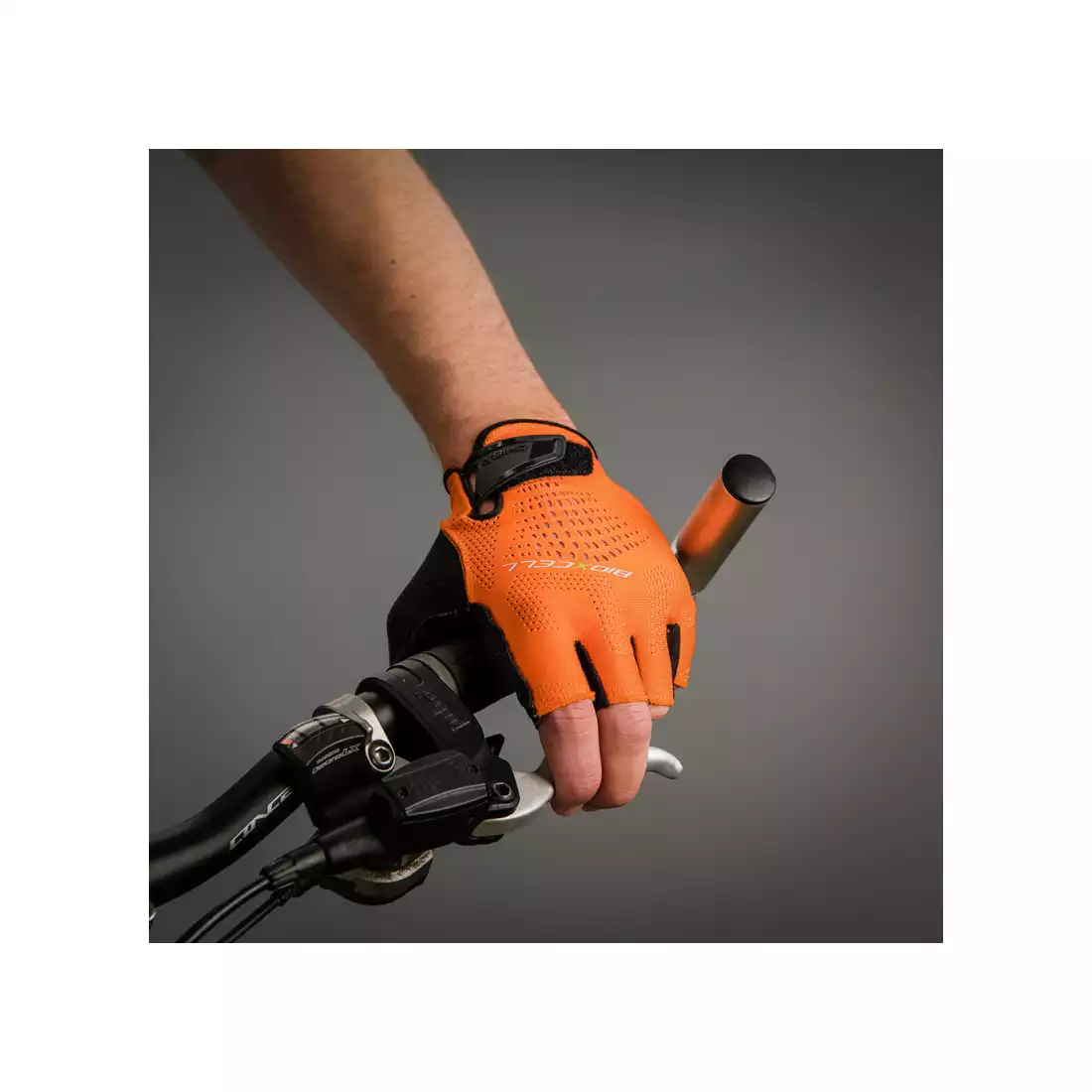 CHIBA BIOXCELL SUPER FLY rękawiczki rowerowe pomarańczowe 3060318