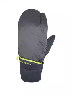 CHIBA OVERFLAP zimowe rękawiczki z pokrowcem, czarne 31158