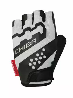 CHIBA PROFESSIONAL II rękawiczki rowerowe biały czarny 3040719