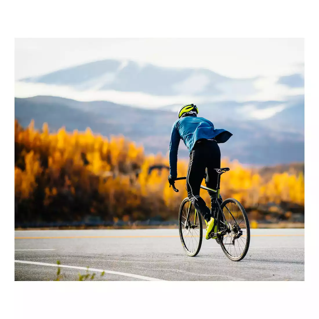 CRAFT BIKE IDEAL Wind męskie spodnie rowerowe, zimowe, czarne 1906563-999000