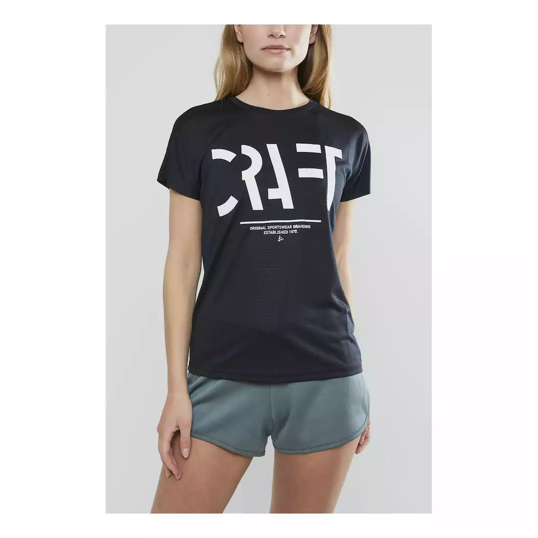 CRAFT EAZE MESH damska koszulka sportowa / do biegania czarny 1907019-999000