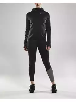 CRAFT EAZE damska, ciepła bluza sportowa z kapturem, czarna 1906033-999000