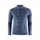 CRAFT GRID męska bluza sportowa, niebieski melanż 1906648-391200