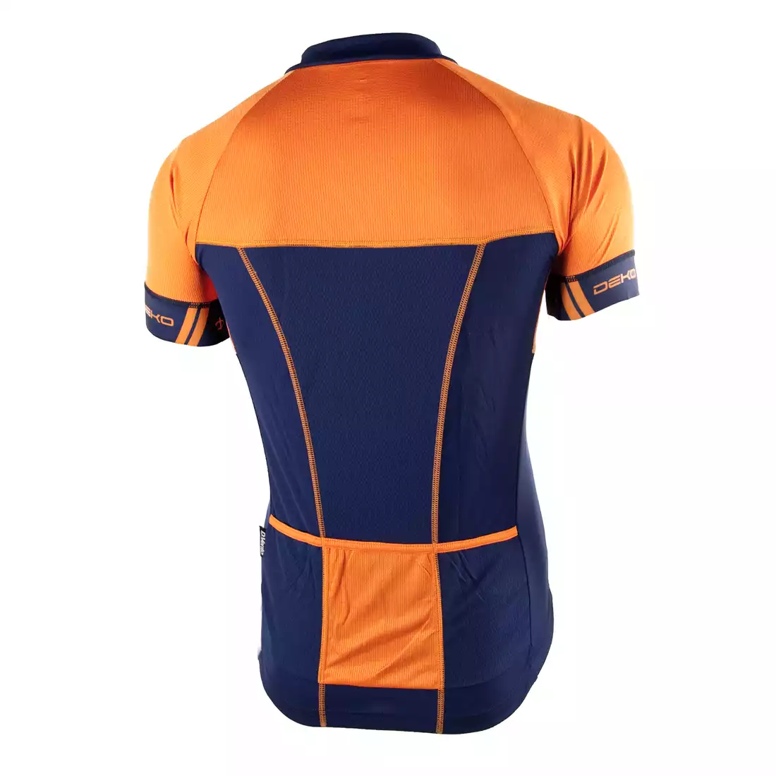 DEKO FORZA koszulka rowerowa granatowo-pomarańczowa