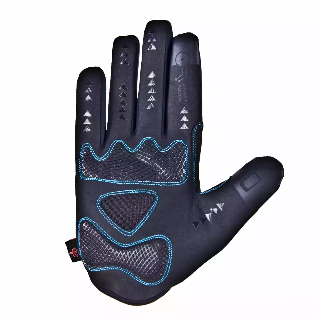 DEKO ROST zimowe rękawice rowerowe czarno-niebieskie DKWG-0715-006A 