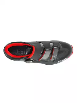 FIZIK X-ROAD M6 buty rowerowe MTB czarny czerwony