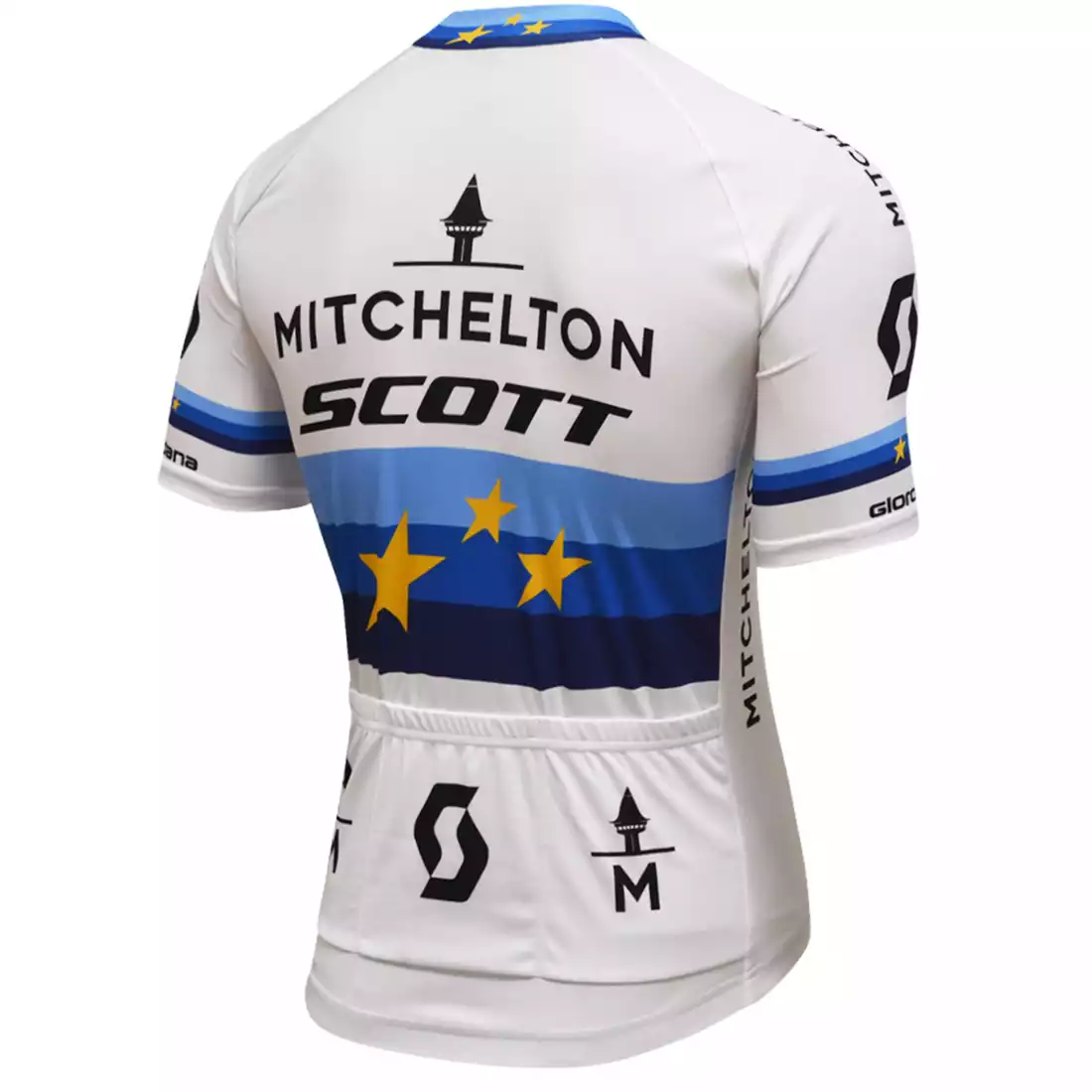 GIORDANA VERO PRO SCOTT MITCHELTON EUROPEAN CHAMPION koszulka rowerowa