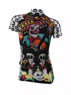 MikeSPORT DESIGN CHICANO SKULL damska koszulka rowerowa