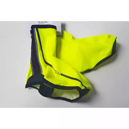 ROGELLI 2sQin nieocieplane wodoodporne ochraniacze na buty rowerowe szosa / mtb fluor żółty