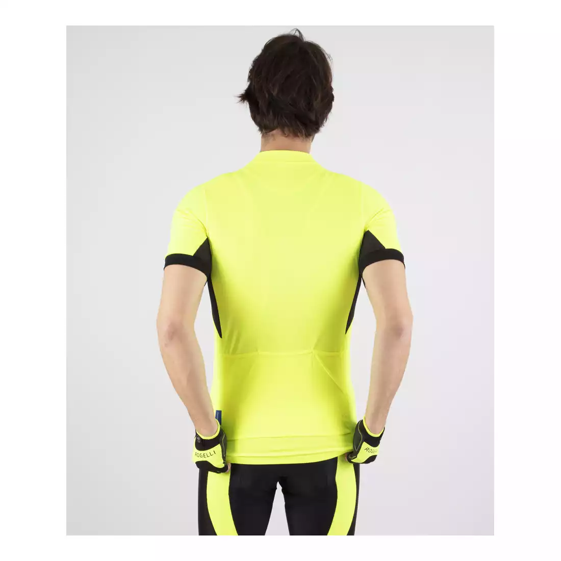 ROGELLI PERUGIA 2.0 męska koszulka rowerowa fluor żółty