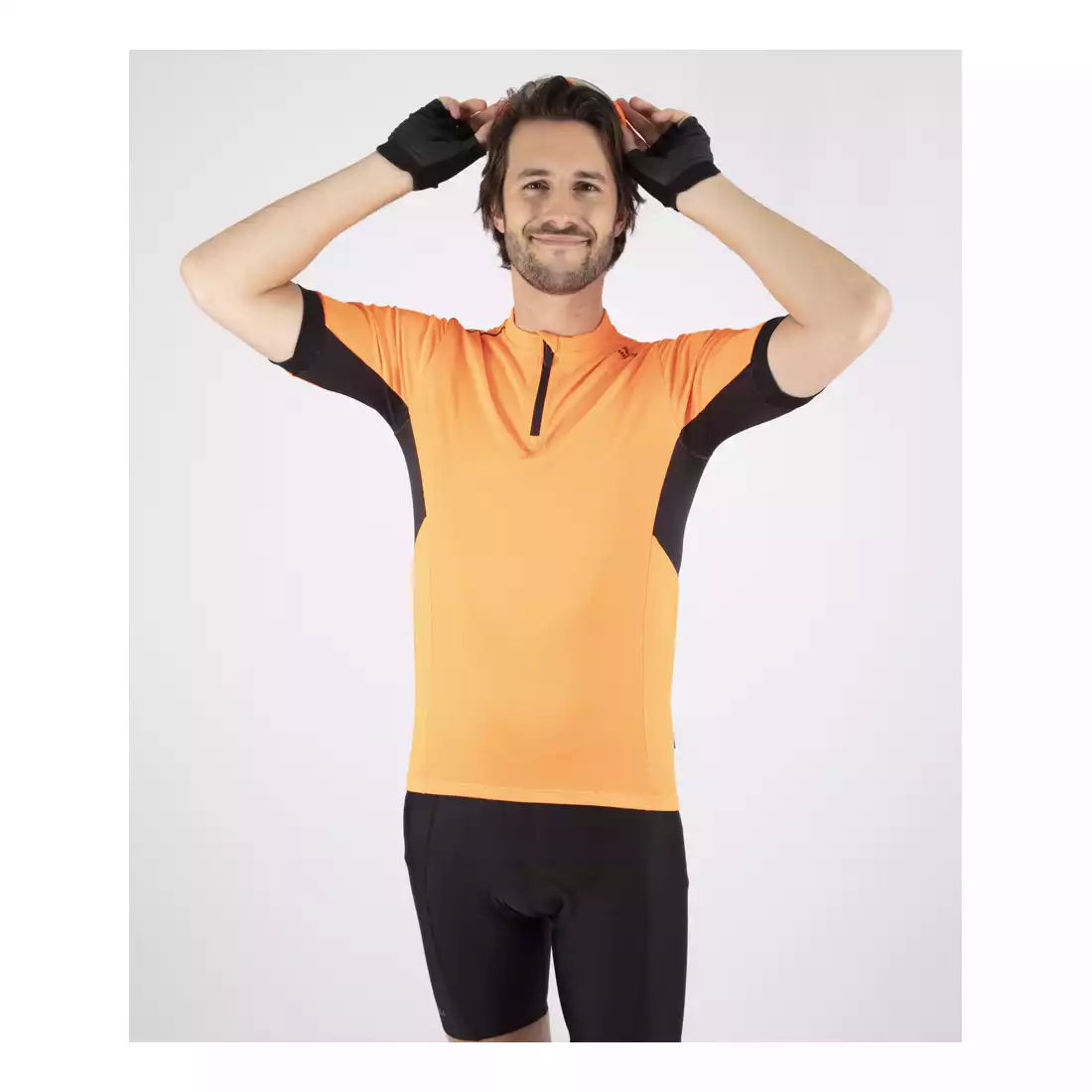 ROGELLI PERUGIA 2.0 męska koszulka rowerowa pomarańczowa