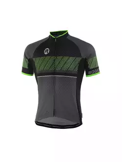 ROGELLI RITMO koszulka rowerowa czarno zielona
