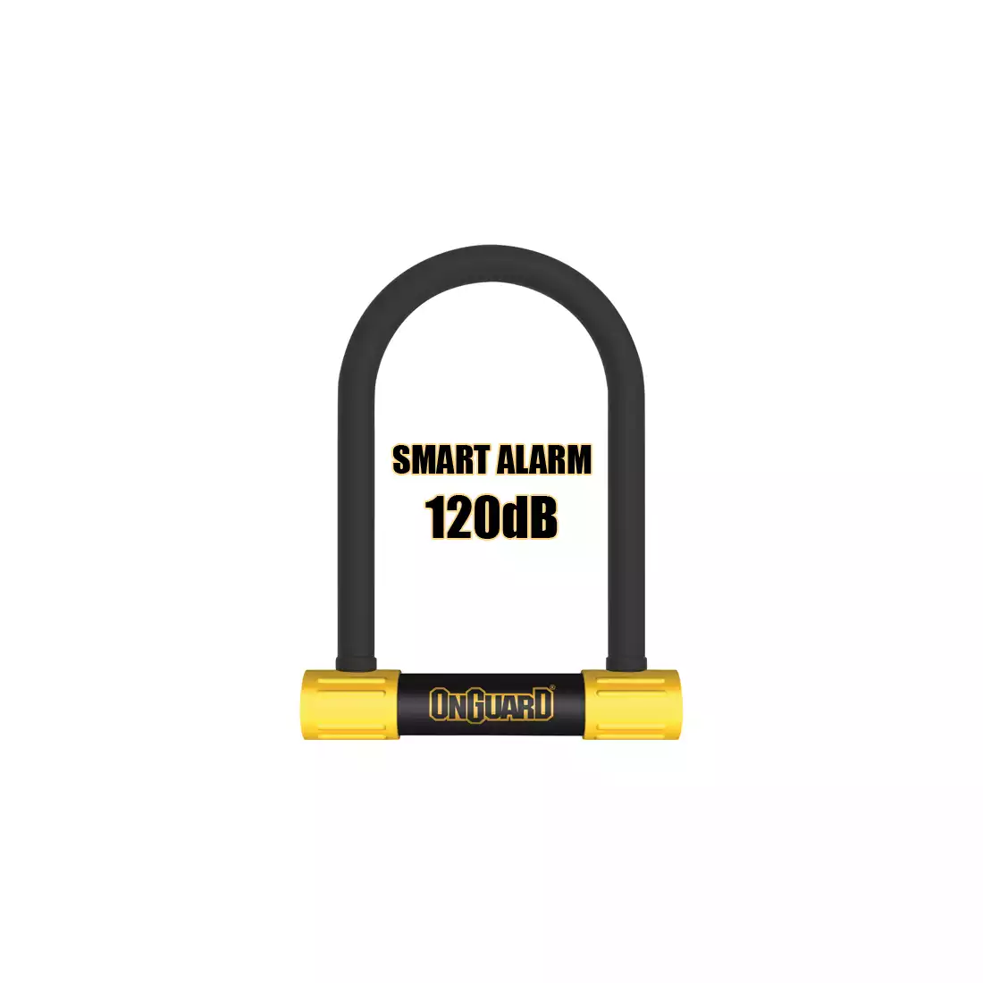 Zapięcie rowerowe ONGUARD Smart Alarm 8266 U-LOCK  - 16mm 124mm 208mm