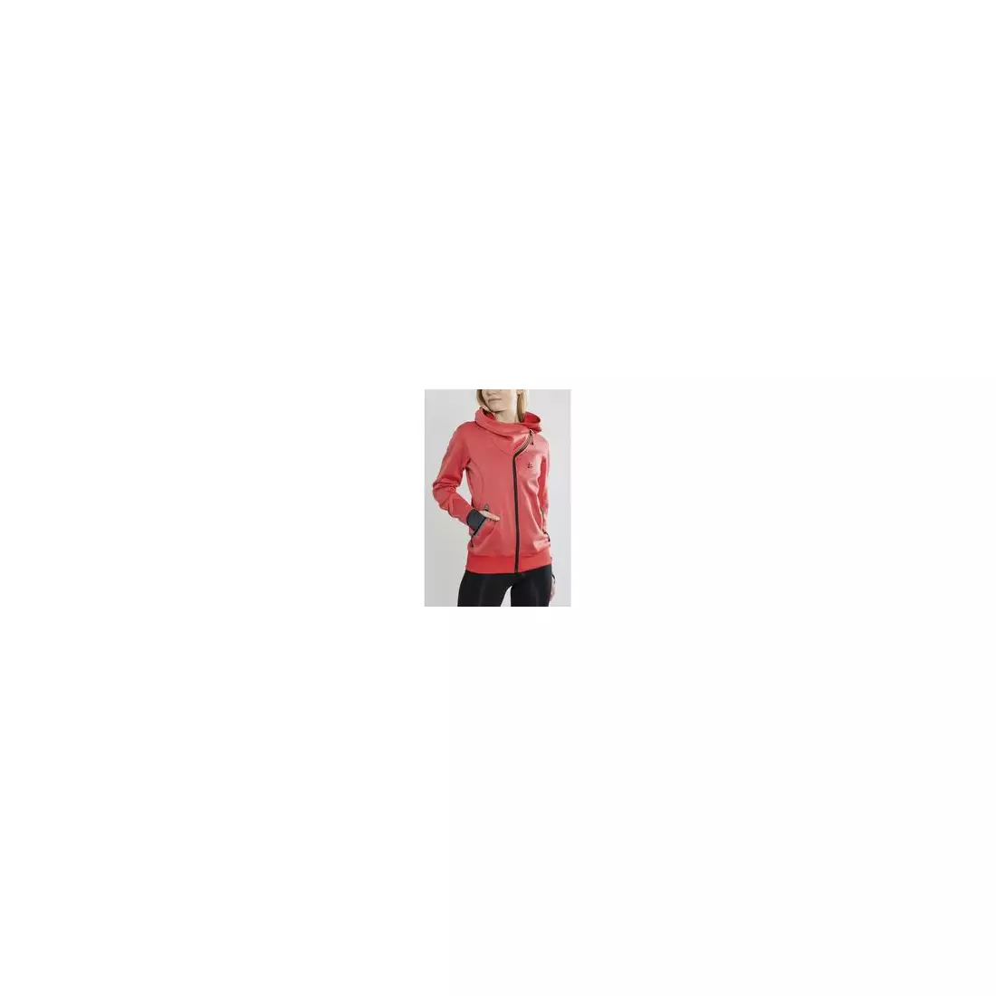 CRAFT SPORTS FLEECE ASSYMETRIC bluza sportowa damska różowa 1908010-481200