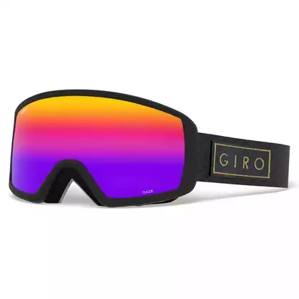 Damskie gogle narciarskie / snowboardowe GIRO GAZE BLACK GOLD BAR GR-7083130