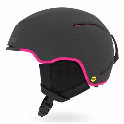 Kask zimowy narciarski/snowboardowy GIRO TERRA MIPS matte graphite bright pink 