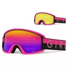 Gogle narciarskie / snowboardowe GIRO DYLAN BLACK PINK THROWBACK GR-7094553