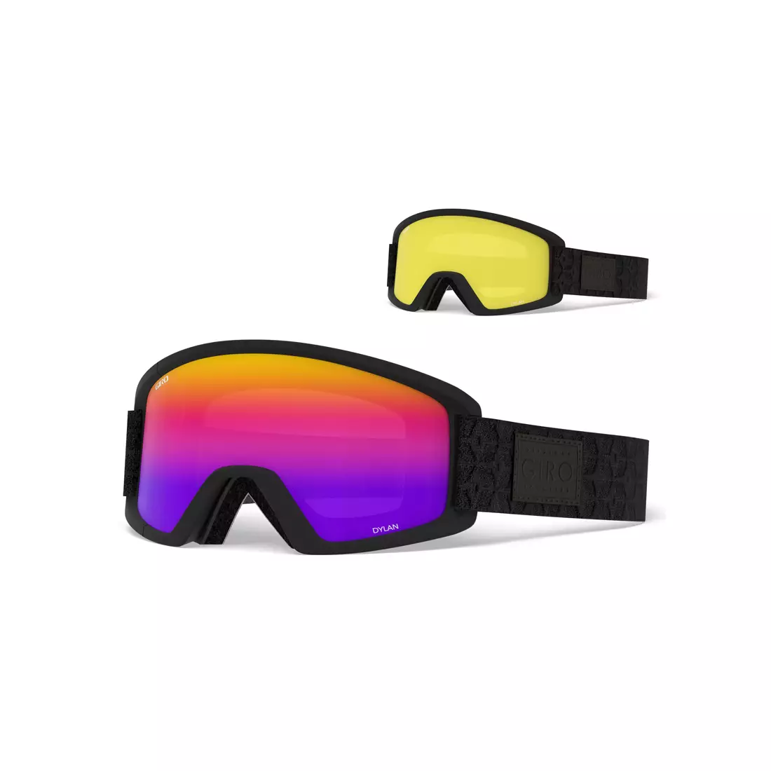 Gogle narciarskie / snowboardowe GIRO DYLAN BLACK QUILTED GR-7083561