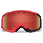 Juniorskie gogle narciarskie / snowboardowe GRADE RED BLACK ZOOM GR-7083108