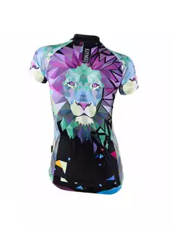 KAYMAQ POLYGONAL LION damska koszulka rowerowa
