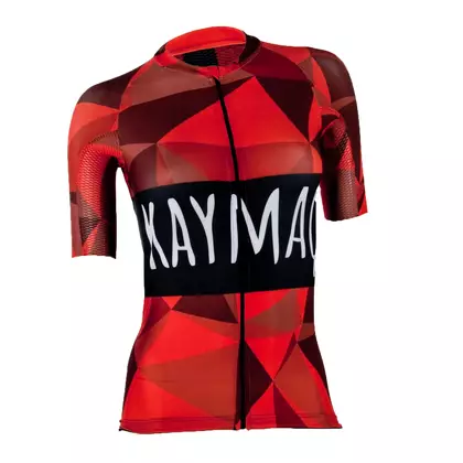 KAYMAQ RPS damska koszulka rowerowa czerwona
