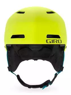Kask narciarski/snowboardowy GIRO CRUE MIPS matte citron 