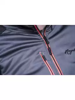 ROGELLI SHINE lekko ocieplana damska kurtka rowerowa 010.370 szaro różowa