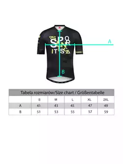SANTIC 9C02142V koszulka rowerowa unisex czarna