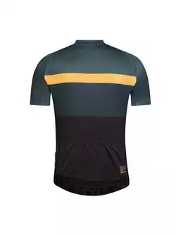 SANTIC QM9C02138V męska koszulka rowerowa zielono-czarna