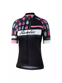 SANTIC WL8C02129H Damska koszulka rowerowa czarna