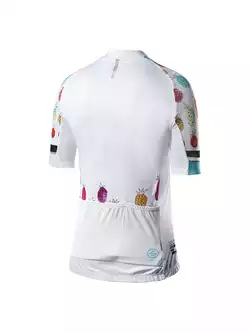SANTIC WL8C02129W Damska koszulka rowerowa biała