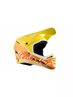 SisSixOne 661 RESET GEO CITRUS Kask rowerowy fullface żółto-pomarańczowy