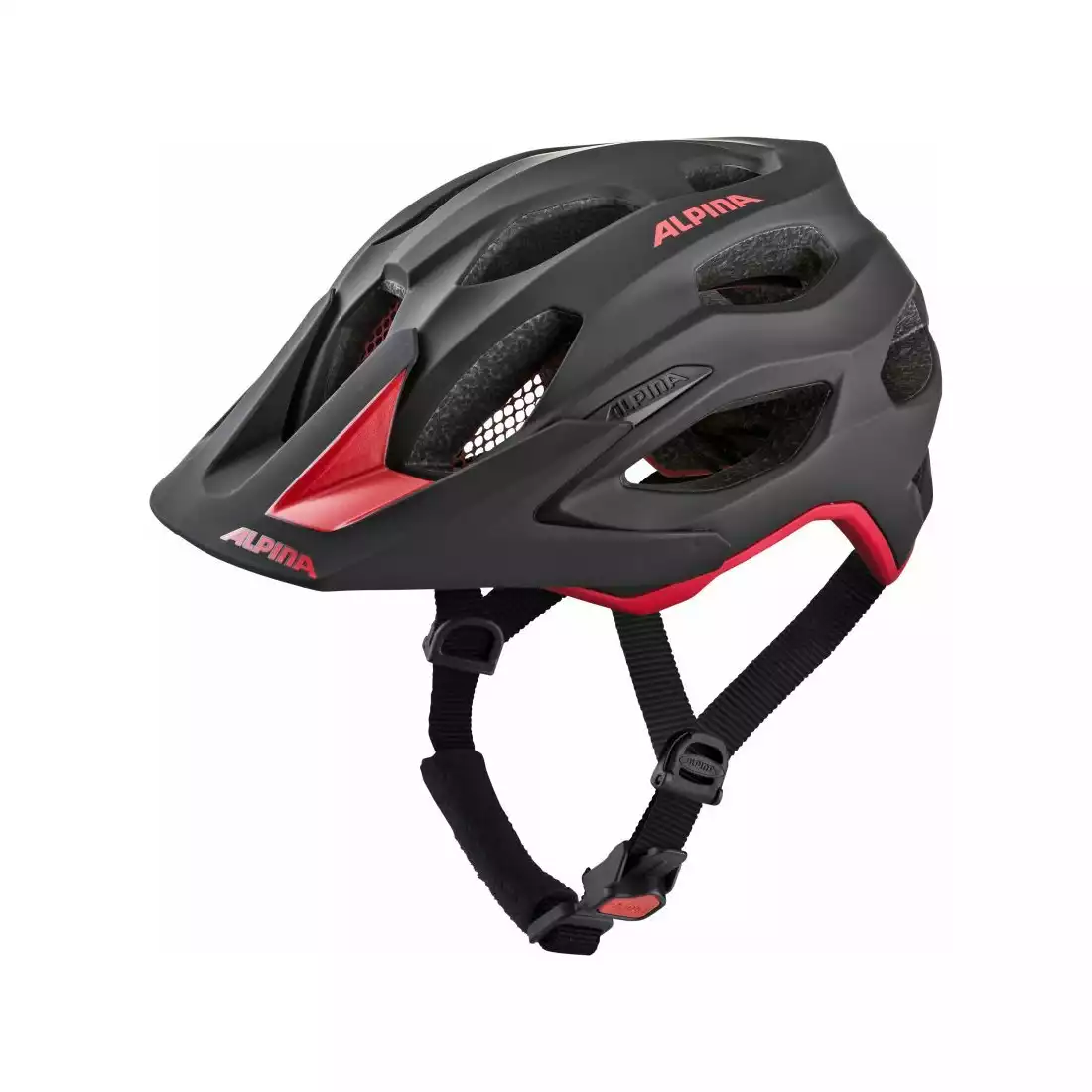 ALPINA Kask rowerowy CARAPAX 2.0 BLACK-RED 