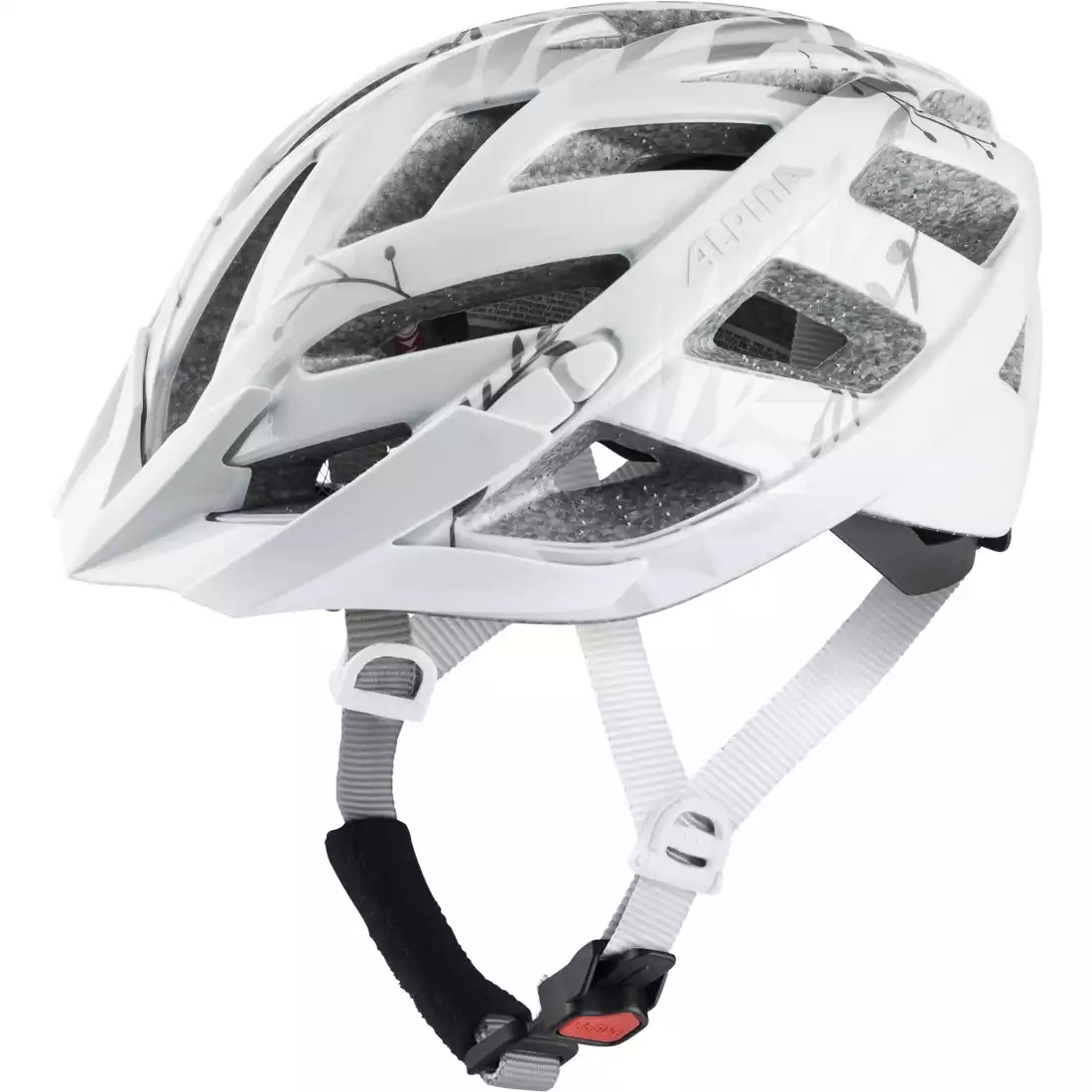 ALPINA Kask rowerowy PANOMA 2.0 WHITE-SILVER LEAFS 