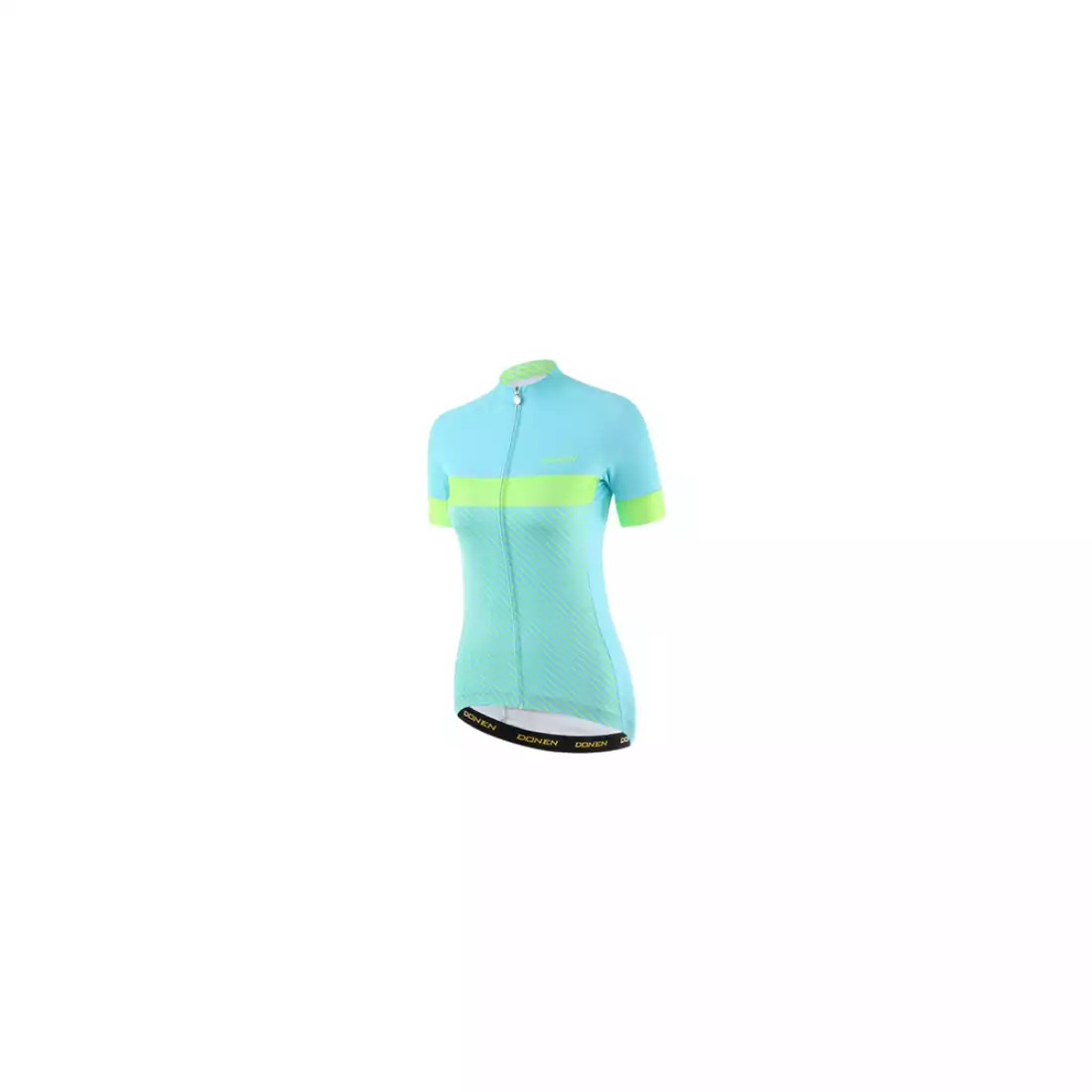 DONEN damska koszulka rowerowa turkusowo-zielona 