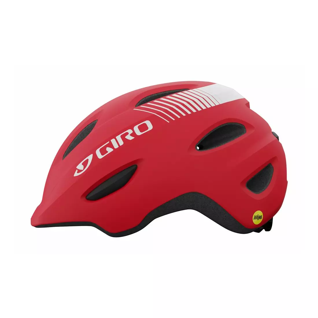 GIRO SCAMP INTEGRATED MIPS kask rowerowy dziecięcy, bright red