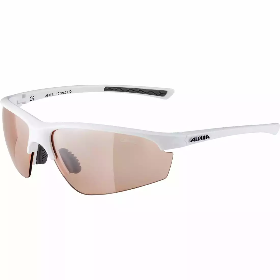ALPINA okulary sportowe 3 wymienne soczewki TRI-EFFECT 2.0 WHITE BLK MIRR S3/CLEAR S0/ORANGE MIRR S2 A8604310
