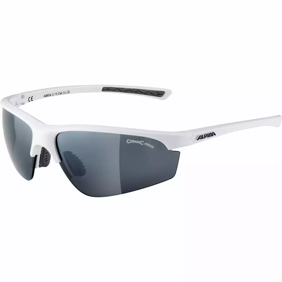 ALPINA okulary sportowe 3 wymienne soczewki TRI-EFFECT 2.0 WHITE BLK MIRR S3/CLEAR S0/ORANGE MIRR S2 A8604310