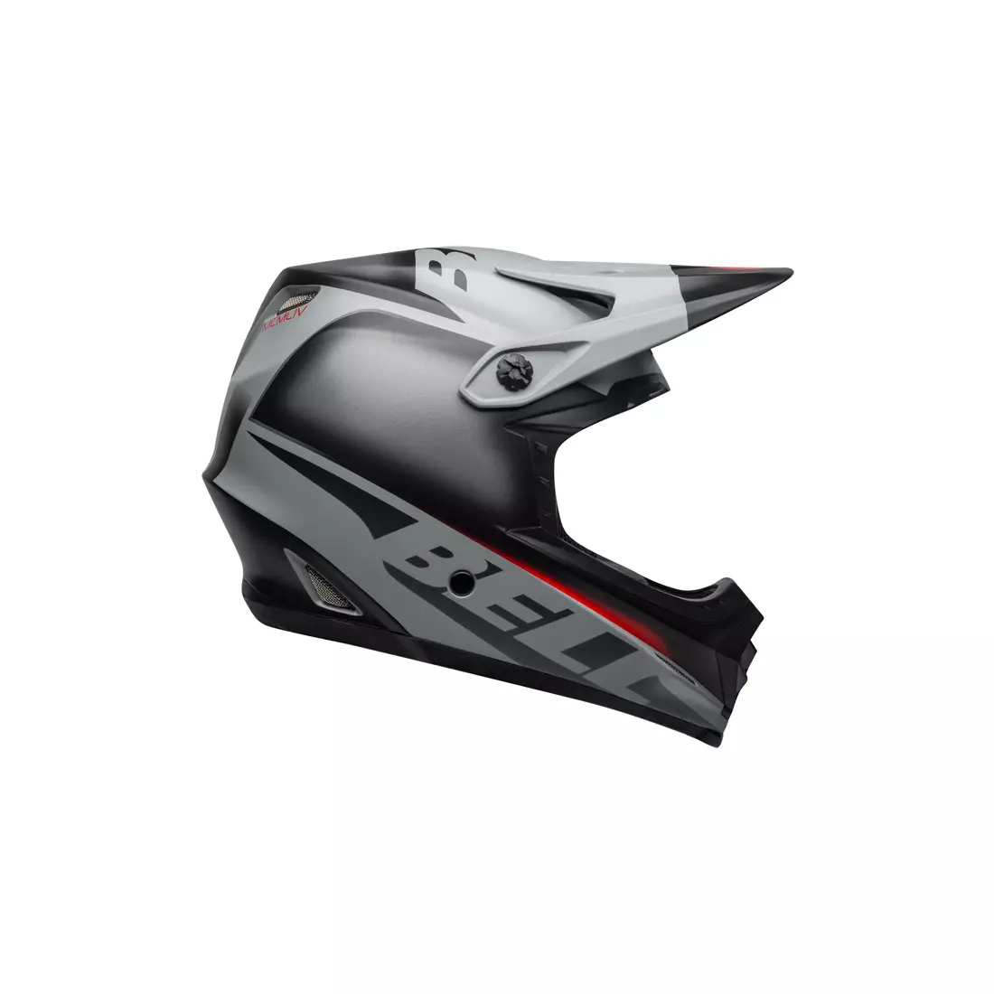 BELL FULL-9 FUSION MIPS kask rowerowy full face matte gloss black gray crimson 