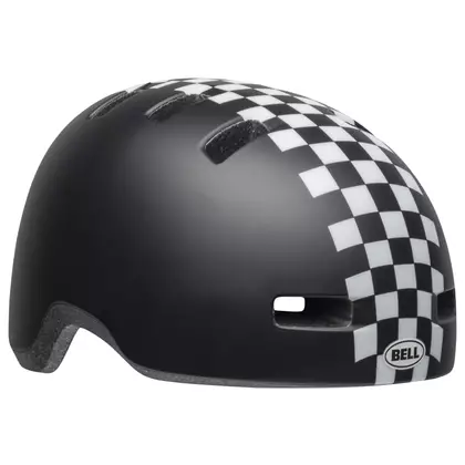 BELL LIL RIPPER Kask rowerowy dziecięcy, checkers matte black white