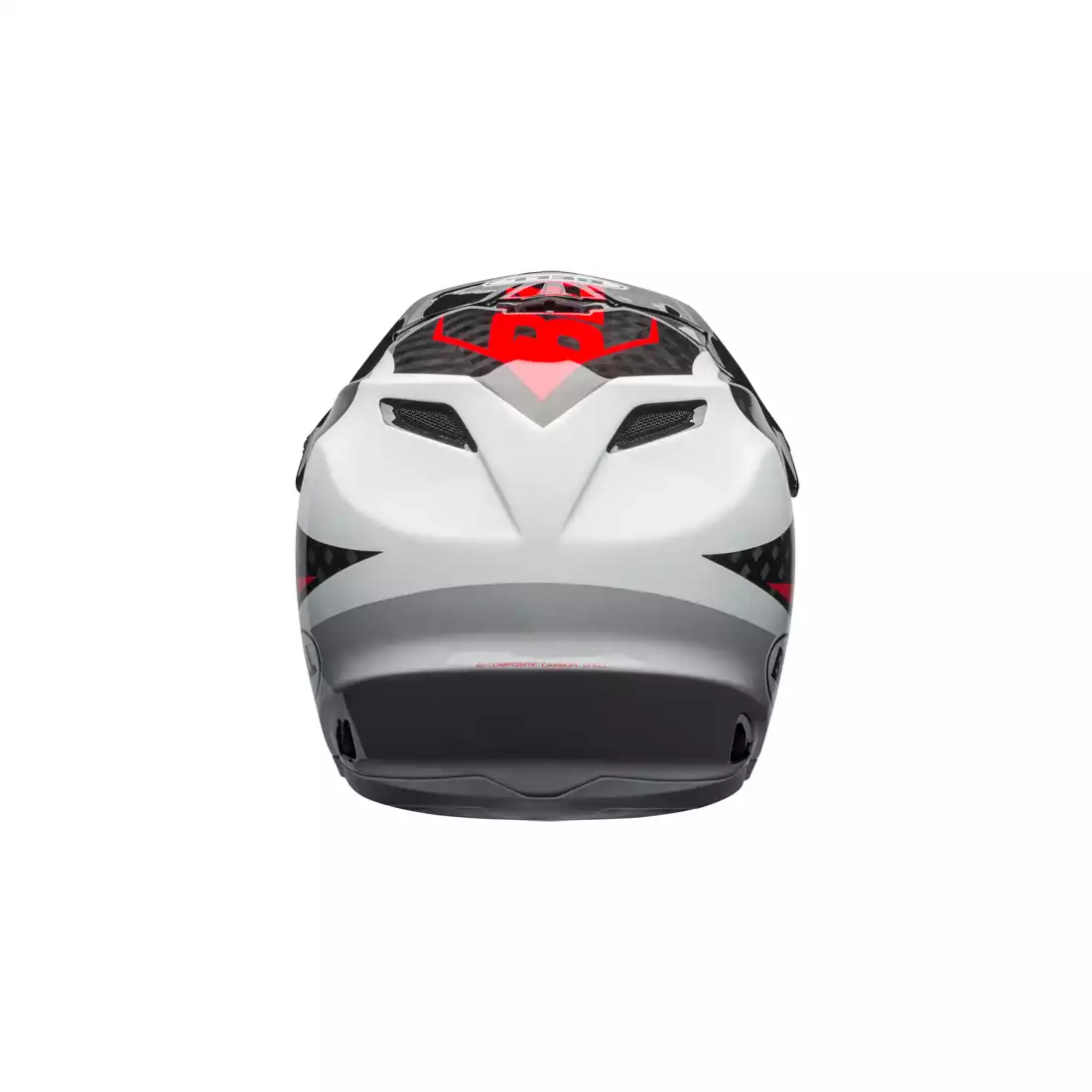 Kask rowerowy full face BELL FULL-9 CARBON gloss white black hibiscus rio 