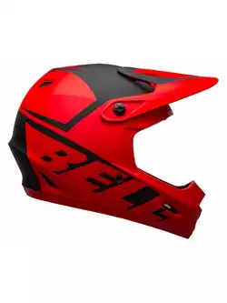 Kask rowerowy full face BELL TRANSFER matte red black 