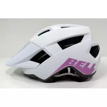 Kask rowerowy mtb BELL SPARK W INTEGRATED MIPS matte gloss white purple 